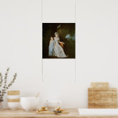 Poster Gérard - Mme De Stael Avec Sa Fille Albertine (Cuisine)