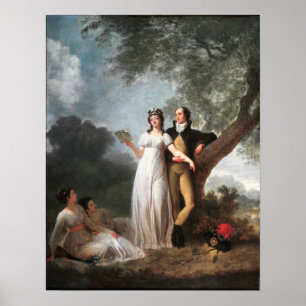 Poster Gérard - Quatre Personnes Dans Un Parc