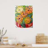 Poster Gerberas (Cuisine)