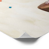 Poster Gerbil & confetti (Coin)