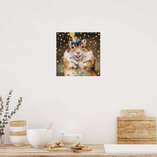 Poster Gerbil confetti mongol (Cuisine)