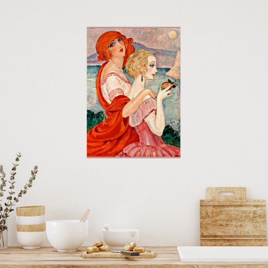 Poster Gerda Wegener - Sur la Route d'Anacapri (Cuisine)