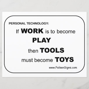 Poster - Gereedschap / Speelgoed