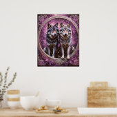 Poster Geri et Freki (Cuisine)