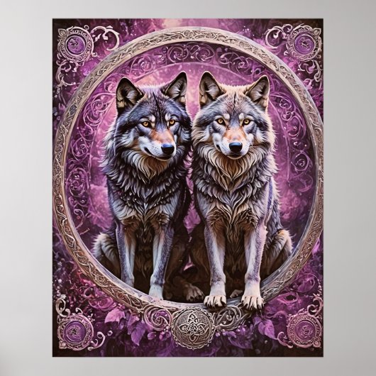 Poster Geri et Freki (Devant)