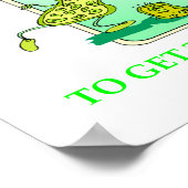 POSTER GERM BIOLOGY RESEARCH JOKE (Coin)