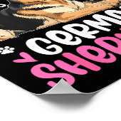 Poster German Shepherd Shirt For Girls Women German Sheph (Coin)