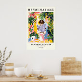 Poster German Shorthair Pointer Print Matisse Style Dog (Cuisine)