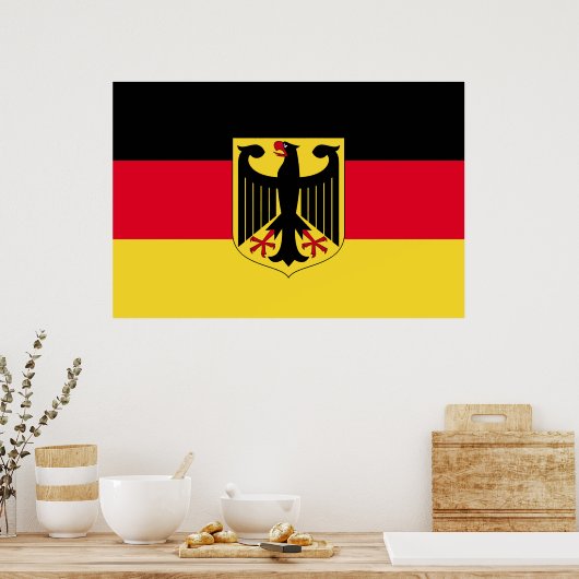 Poster Germany Flag (Cuisine)