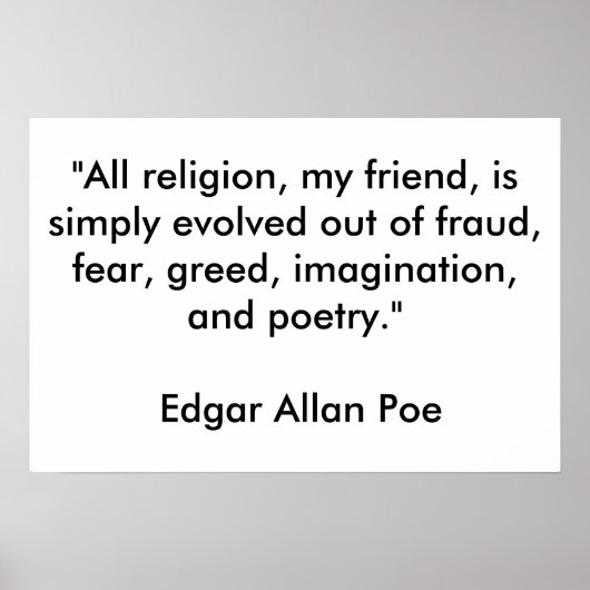 Poster germes de la religion (Devant)