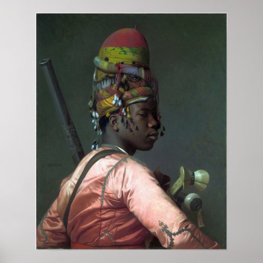 Poster Gérôme - Bashi-Bazouk noir 1869 (Devant)