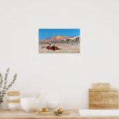 Poster Gérôme - Cavalier et sa monture dans le désert (Cuisine)