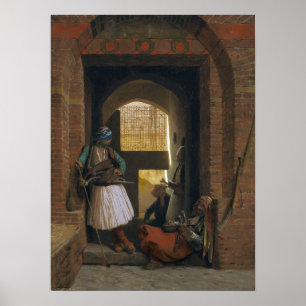 Poster Gérôme - Corps des gardes Darnaoutes au Caire