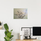 Poster Gérôme - Étude pour les vaincus sur la table 18… (Bureau à domicile)