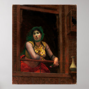 Poster Gérôme - Femme À Balcon