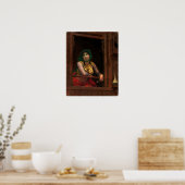 Poster Gérôme - Femme à un balcon (Cuisine)