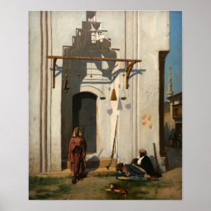Poster Gérôme - Gardiens à la porte d'un tombeau 1870
