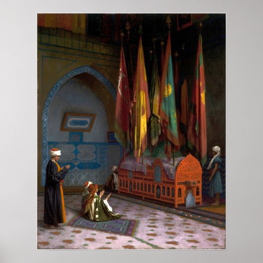 Poster Gérôme - La Sentinelle Au Tombeau Du Sultan (Devant)
