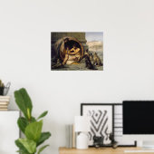 Poster Gérôme - Lampe (Bureau à domicile)