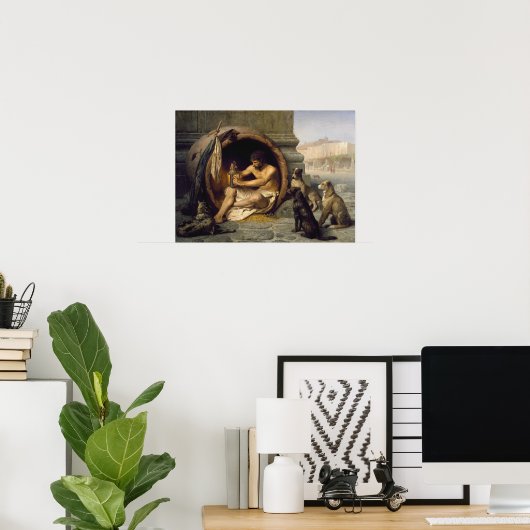 Poster Gérôme - Lampe (Bureau à domicile)