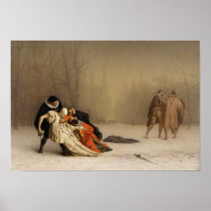 Poster Gérôme - Le Duel Après Le Bal Masqué