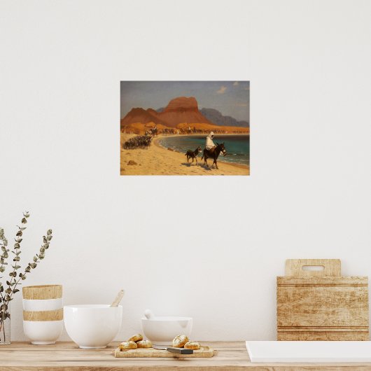 Poster Gérôme - Le Golfe D'Aqaba 1897 (Cuisine)