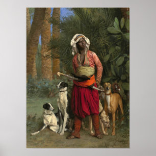 Poster Gérôme - Le Maître Noir Des Hounds