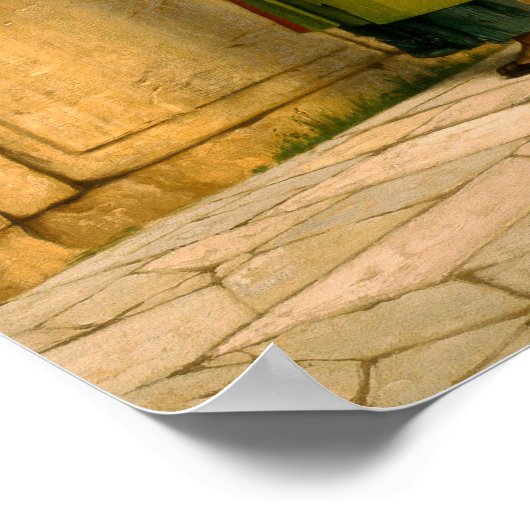 Poster Gérôme - Le Mur des lamentations (Coin)