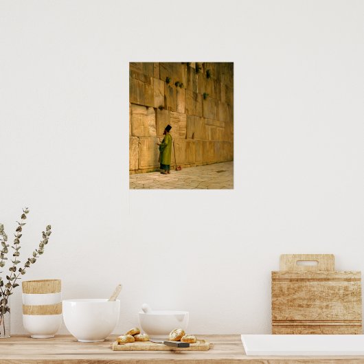 Poster Gérôme - Le Mur des lamentations (Cuisine)