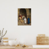 Poster Gérôme - Litige arabe 1871 (Cuisine)