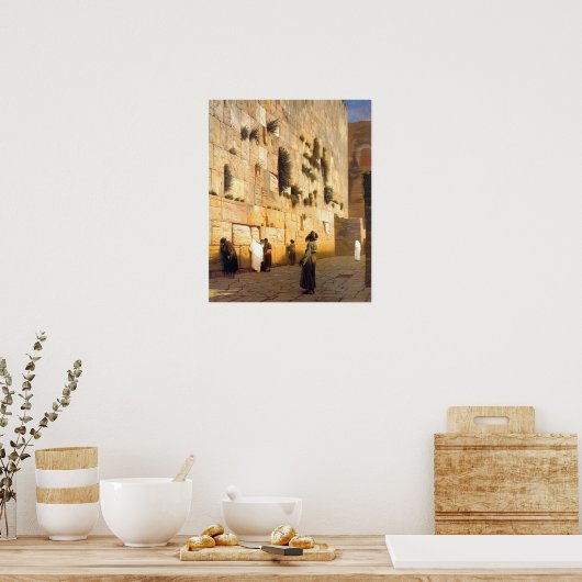 Poster Gérôme - Mur occidental (Cuisine)