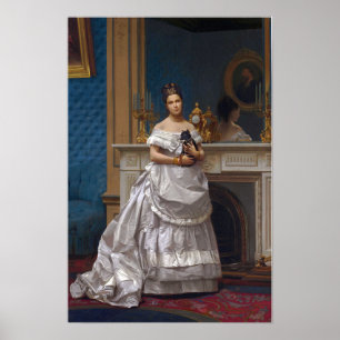 Poster Gérôme - Portrait d'une femme