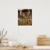 Poster Gérôme - Prière à la mosquée (Cuisine)