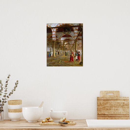 Poster Gérôme - Prière En Mosquée (Cuisine)