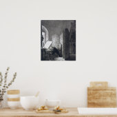 Poster Gérôme - Rembrandt Dans Son Studio (Cuisine)