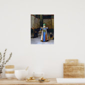 Poster Gérôme - Un Sultan À La Prière 1887 (Cuisine)