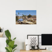 Poster Gérôme - Vue De Medinet El Fayoum (Bureau à domicile)