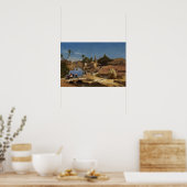 Poster Gérôme - Vue De Medinet El Fayoum (Cuisine)