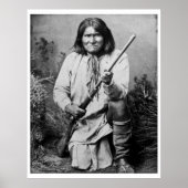Poster Geronimo avec fusil 1886 (Devant)
