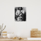 Poster "Geronimo avec un pistolet à l'avant-garde" (Cuisine)
