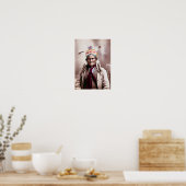 Poster Geronimo Photochrom Portrait - 1903 (Cuisine)