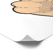 Poster geste de la main de la paix (Coin)