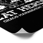 Poster Gestion de chaos d'éleveur de chat professionnel (Coin)