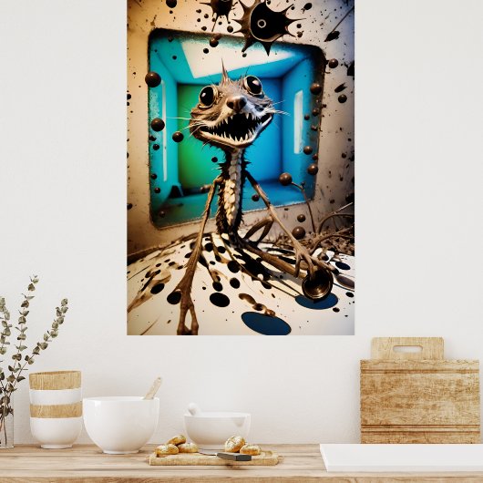 Poster Gestion libre du contenu multimédia (Cuisine)