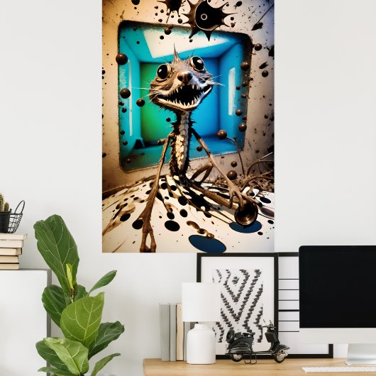 Poster Gestion libre du contenu multimédia (Bureau à domicile)