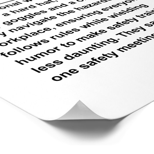 Poster Gestionnaire de sécurité (Coin)