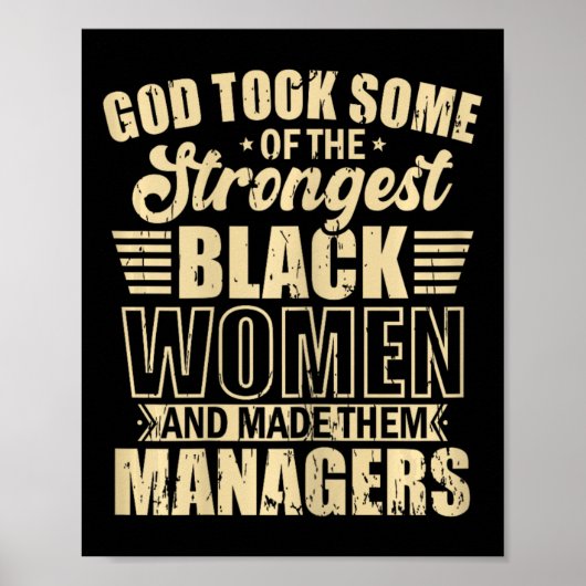 Poster Gestionnaires des femmes noires les plus fortes af (Devant)