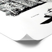 Poster - Gestorven Comrade (zwart) (Hoek)