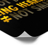 Poster Gesture à la main Sourde de l'ouïe perte de consci (Coin)