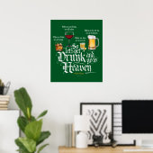 Poster Get Drunk And Go To Heaven (Bureau à domicile)